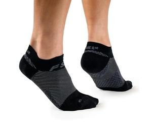 OrthoSleeve FS4 Plantar Fasciitis Socks for Men/Women | No Show Compression Foot Sleeves With Seamless Moisture-Wicking Fabric & Comfortable Support Around the Foot, Heel and Arch