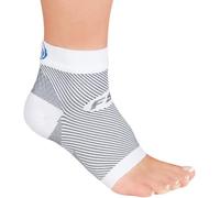 OrthoSleeve FS6 Plantar Fasciitis Foot Compression Sleeves, 1 Pair White S | Plantar Fasciitis Socks with 8-Zone Compression for Heel Pain, Achilles Support, Swelling, 30-Day Guarantee & 24/7 Comfort