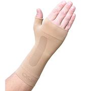 OrthoSleeve Patented WS6 Single Sleeve Compression Wrist Brace for Carpal Tunnel Syndrome, Wrist Pain and Fatigue and Arthritis, womens unisex_adult, 82340N, natural, S