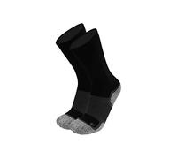 OrthoSleeve WC4 Wellness Care Socks, Light Gradient Compression, Soft, Moisture Wicking, Crew Socks, S, Black