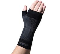 Orthosleeve® WS6 Wrist Sleeve | Black size L| Exclusive 6 Zone Compression Technology® | Lightweight, Flexible Comfort | Shaped to Fit Design | Carpal Tunnel Syndrome, Sprain, Arthritis Pain Relief | Boosts Circulation