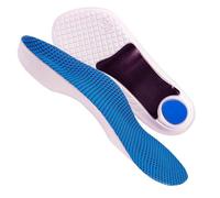 Orthotic Arch Support Insoles - 7/8 Massage Inserts for High Arches & Flat Feet Correction | Ergonomic Gait Correction Foot Pads | Breathable Odor Resistant EVA Shoe Inserts for Women & Men