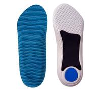 Orthotic Arch Support Insoles - 7/8 Massage Inserts for High Arches & Flat Feet Correction | Ergonomic Gait Correction Foot Pads | Breathable Odor Resistant EVA Shoe Inserts for Women & Men