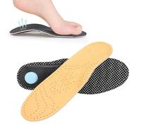 Orthotic Arch Support Shoe Inserts Insoles, Insoles Arch Support Orthopedic Insoles, Comfort Anti-Slip Foot Correction Insole, Soft Breathable Replacement Foot Orthotics Insoles (Yellow) (41-42)