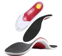 Orthotic Shoe Inserts Foot Steps Insoles, Plantar Fasciitis Arch Support Gel Footstr Insoles, Comfortable Flat Feet Heel Pain Fallen Arches Shock Absorption Insoles for Women & Men Both.(S(EU 35-40))