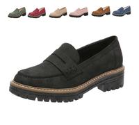 Orthoture-Orthopedic Platform Loafers, Orthoture Womens Round Toe Walking Shoes Slip on Comfort Casual Fashion Shoes (Black, Adult, Women, 7, Numeric, UK Footwear Size System, Medium)