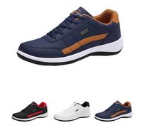 OrthoX Unisex Outdoor Sneakers, Breathable Casual Orthopedic Shoes, Ergonomic Pain-Relieving Comfort Trainers, Board Shoes (Blau,47)