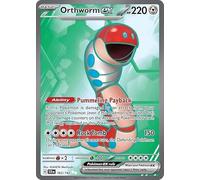 Orthworm ex 162/142 Ultra Rare Pokemon Card (SV Stellar Crown) + TitanCards Toploader