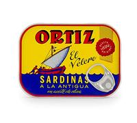 Ortiz Sardines In Olive Oil | 8 Pack | Sardinas A La Antigua | El Velero | Imported from Spain | Wild Caught and Hand Selected | Premium All Natural | Gourmet Fish in 4.9 oz Can (140 Gram)