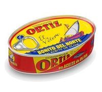 Ortiz White Tuna in Olive Oil 112g. Box of 4 tins.