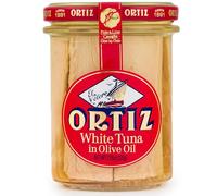 Ortiz White Tuna in Olive Oil, Fresh and Delicate, Spanish Tomboy, Rich in Protein and Omega-3 Fats, Excellent for Salad, Pasta or Sandwiches - No Need to Add Mayo