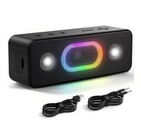 Ortizan Bluetooth Speaker, Wireless Speakers with Bluetooth 5.3, Portable Speaker 16W Output, 24-Hour Playtime, 3D Stereo HiFi Bass, IPX6 Waterproof, AUX Input, TWS for Home, Outdoor, Beach