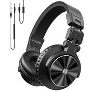 Ortizan Wired Over Ear Headphones - Studio Headphones - Professional 40khz Hi-Res Stereo - Recording DJ Headphone Audio Monitors- 1/4 To 3.5mm Audio Jack for Recording/Mixing/Podcast/Guitar/Piano