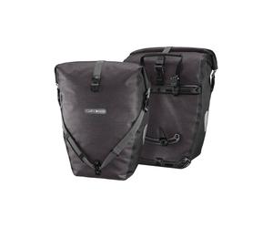 Ortlieb - 2 x 20L rear wheel briefcases - Back-Roller Plus CR QL2.1 40L Granite/Black - Grey Grey one size