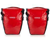 Ortlieb Back-Roller City Bicycle Bag (1 Pair) - Black/Red, 40 Litre