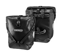 Ortlieb - 2 x 12.5L bike briefcases for front and rear wheels - Sport-Roller QL2.1 25L Black - Yellow Yellow one size
