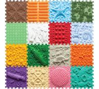 ORTO NATURE 16-Piece Textured Sensory Floor Mat Set (Joyful Land)