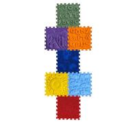 ORTO NATURE Sensory Massage Puzzle Play Mat - Interlocking Orthopedic Floor Tiles & Textured Sensory Mats for Kids & Adults (Nature's Touch)