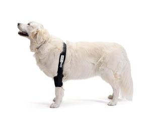Ortocanis - Dog Elbow Protector for Pets - Left Leg Elbow Brace - Elbow Osteoarthritis, Dysplasia, and Skin Lesions - Reduces Pain and Inflammation - Size: M 16.1-20.5 cm