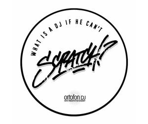 Ortofon What Is A DJ If He Can't Scratch 12" Vinyl Record Slipmats (pair)