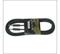 Ortola 1420 standard 3 ft Speaker Cable jack/jack, Black, 24 AWG