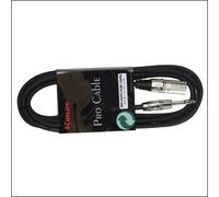 Ortola 4036 standard 3 ft Speaker Cable jack-XLR/m 24 AWG, Black