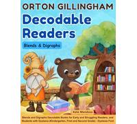 Orton Gillingham Decodable Readers: Blends and Digraphs Decodable Books for Early and Struggling Readers, and Students with Dyslexia (Kindergarten, First and Second Grade) - Dyslexia Font