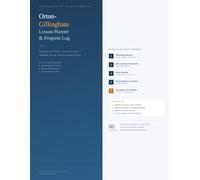 Orton-Gillingham Lesson Planner & Progress Log: A Structured Record Book for OG Tutors and Dyslexia Therapists - Phonogram Drills, Decodable Text, Dictation & Student Tracking