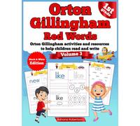Orton Gillingham Red Words. Orton Gillingham activities and resources to help children read and write. Black & White Edition. Volume 3