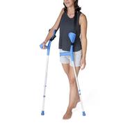 Ortones - Crutch Holding Strap - Adjustable Forearm Band - Accessory to Keep Crutches Together - Prevents Falls and Bumps - One Size