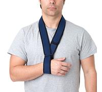 Ortones | Immobilizer Arm Sling Shoulder | Medical Grade Support Strap | Universal Size | Foam | Men Women | Right Left | Blue Colour
