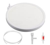 Ortonia Weighted Double Rim Ceramic Air Stone Disc, 1 Pack 200mm Aquarium Diffuser