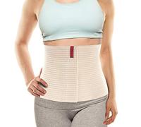 ORTONYX 10.25" Abdominal Binder for Men and Women/Postpartum Post-Operative Post-Surgery Wrap/Abdomen Navel Umbilical Hernia Support Belt / 524010 Beige S/M