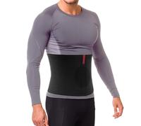 ORTONYX Premium Umbilical Hernia Belt for Men and Women / 10.25" Abdominal Binder With Hernia Support Pad - Navel Ventral Epigastric Incisional and Belly Button Hernias - Black OX5241-10-S/M