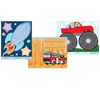 Ortopad® Boys Reward Poster Pack, includes 3 posters, Rocket/Fire Truck/Monster Truck