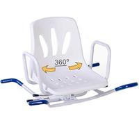 OrtoPrime 360° Swivel Bath Seat - Comfortable Bath Seat for Adults & Elderly - Bath Board Seat for Adults with Safe Transfer - Anti-Slip Bath Chair for Disabled & Easy Bath Access