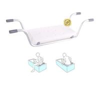 OrtoPrime Non-Slip Bath Seat for Adults - Adjustable Bath Board Seat for Elderly and Disabled - Sturdy Bath Aid Seat with Drainage Holes - Secure Bath Support Adult - Orthopaedic Bath Bench