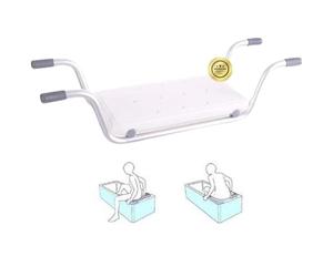 OrtoPrime Non-Slip Bath Seat for Adults - Adjustable Bath Board Seat for Elderly and Disabled - Sturdy Bath Aid Seat with Drainage Holes - Secure Bath Support Adult - Orthopaedic Bath Bench