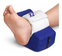 OrtoPrime Pack of 2 Heel Anti-Bedsore Waterproof Curved Protectors - Heel Protector Pillow for Bed Sores - Orthopedic Pressure Relieving Foot Cushions (Universal Size Heel).