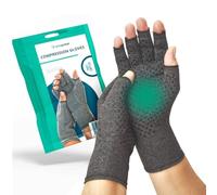 OrtoPrime PAR Gloves Arthritis and Arthrisis Comfort - Compression Gloves Rheumatoid Arthritis - Compression Gloves - Antiarthritis Gloves Men and Women - Relief Pain Freedom of Movement (Large)