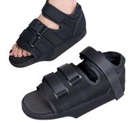 OrtoPrime Post Operative Shoe - Adjustable Orthopaedic Post Op Shoe for Foot Surgery - Broken Toe Boot for Left or Right Foot - Medical Surgical Shoe - Post Surgery Shoe Size L (42-44)