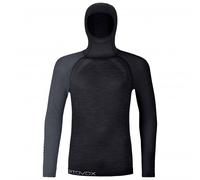 Ortovox 120 Comp Light Hoody - Merino base layer - Men's Black Raven L
