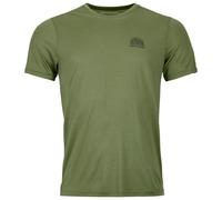 Ortovox - 120 Cool Tec Mountain Stripe T-Shirt - Merino shirt size M, wild herbs