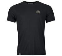 Ortovox - 120 Cool Tec Mountain Stripe T-Shirt - Merino shirt size XL, black
