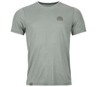 Ortovox - 120 Cool Tec Mountain Stripe T-Shirt - Merino shirt size XL, green