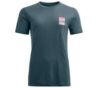 Ortovox - Merino wool t-shirt - 140 Cool Mtn Gradient T-shirt W Dark Arctic Grey for Women in Wool - Size M Grey
