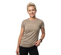 Ortovox 150 Cool Brand Short Sleeve T-shirt Beige M Woman