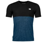 Ortovox - 150 Cool Logo T-Shirt - Merino shirt size L, blue/black