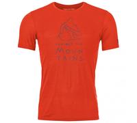 Ortovox - 150 Cool Mountain Protector T-Shirt - Merino shirt size XXL, cengia rossa