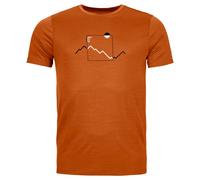 Ortovox - 150 Cool Peak Focus T-Shirt - Merino shirt size XL, brown